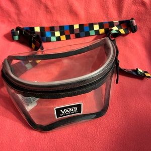 Vans brand clear in color fanny pack